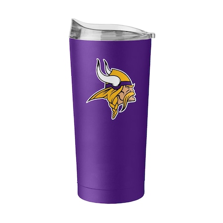 Logo Brands Minnesota Vikings 20oz Flipside Powder Coat Tumbler 618-S20PT-34